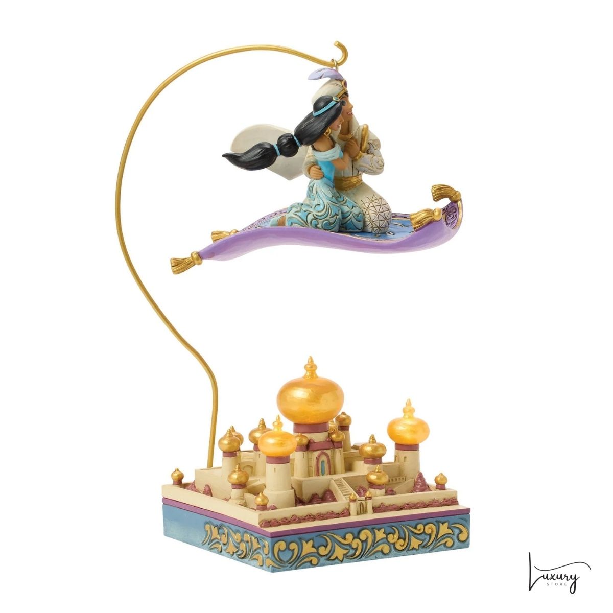 Disney Traditions Figurina Aladin e Jasmine su tappeto – Jim Shore