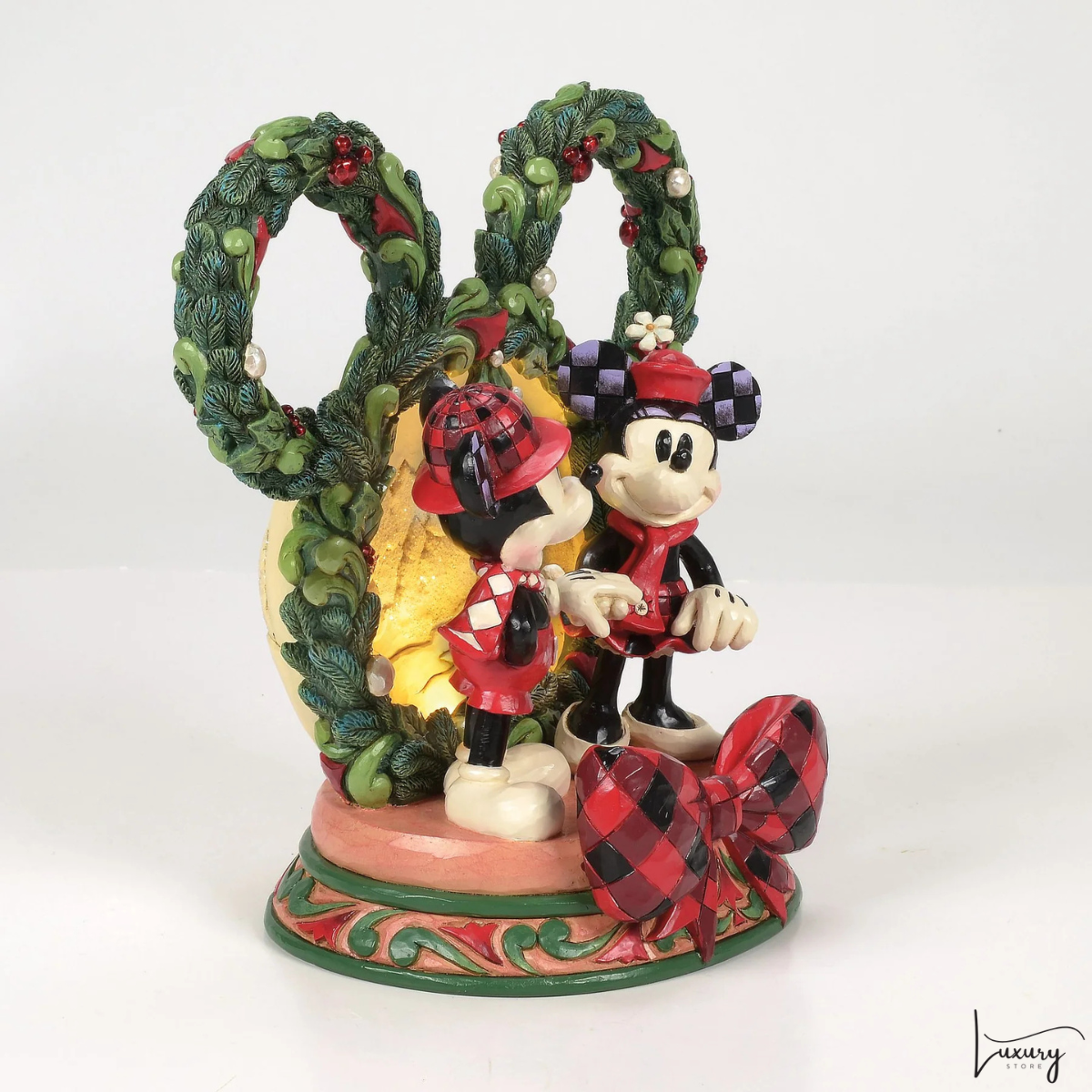 Disney Jim Shore Statuetta Topilino e Minnie Special Edition