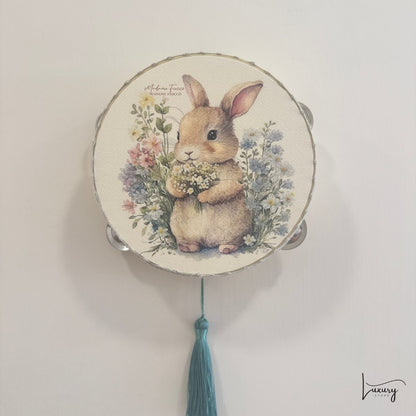Madame Fiocco Tamburello decorativo Coniglietto Dondolo
