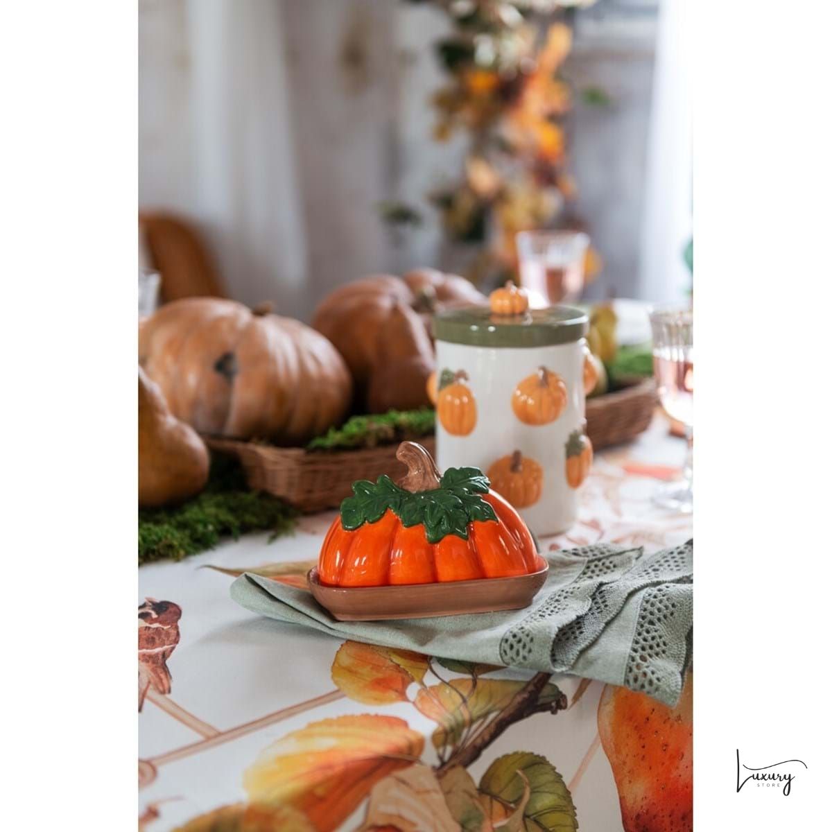 Blanc Mariclò Portaburro a forma di zucca