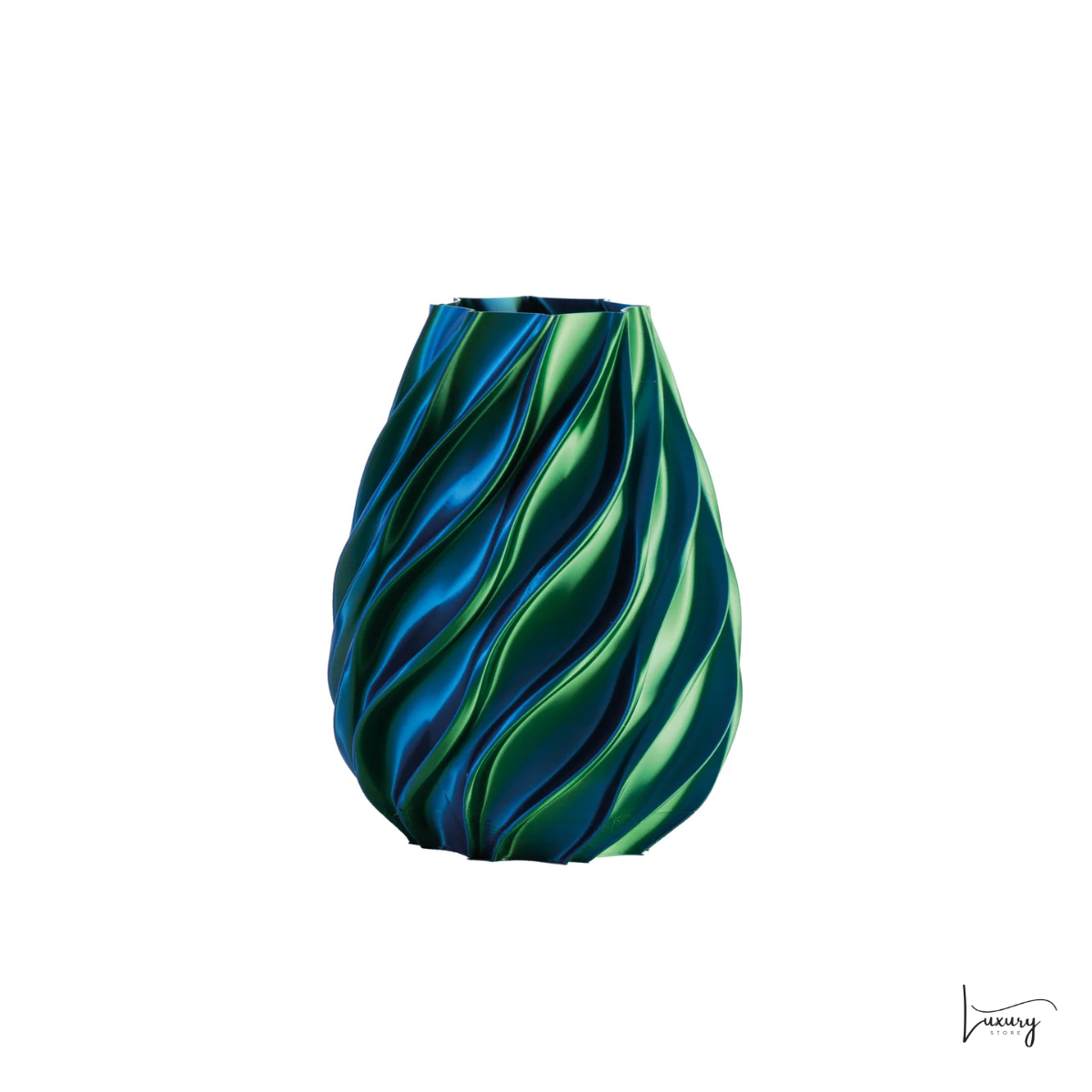 Melaverde Vaso Twist Smeraldo H. 21 CM