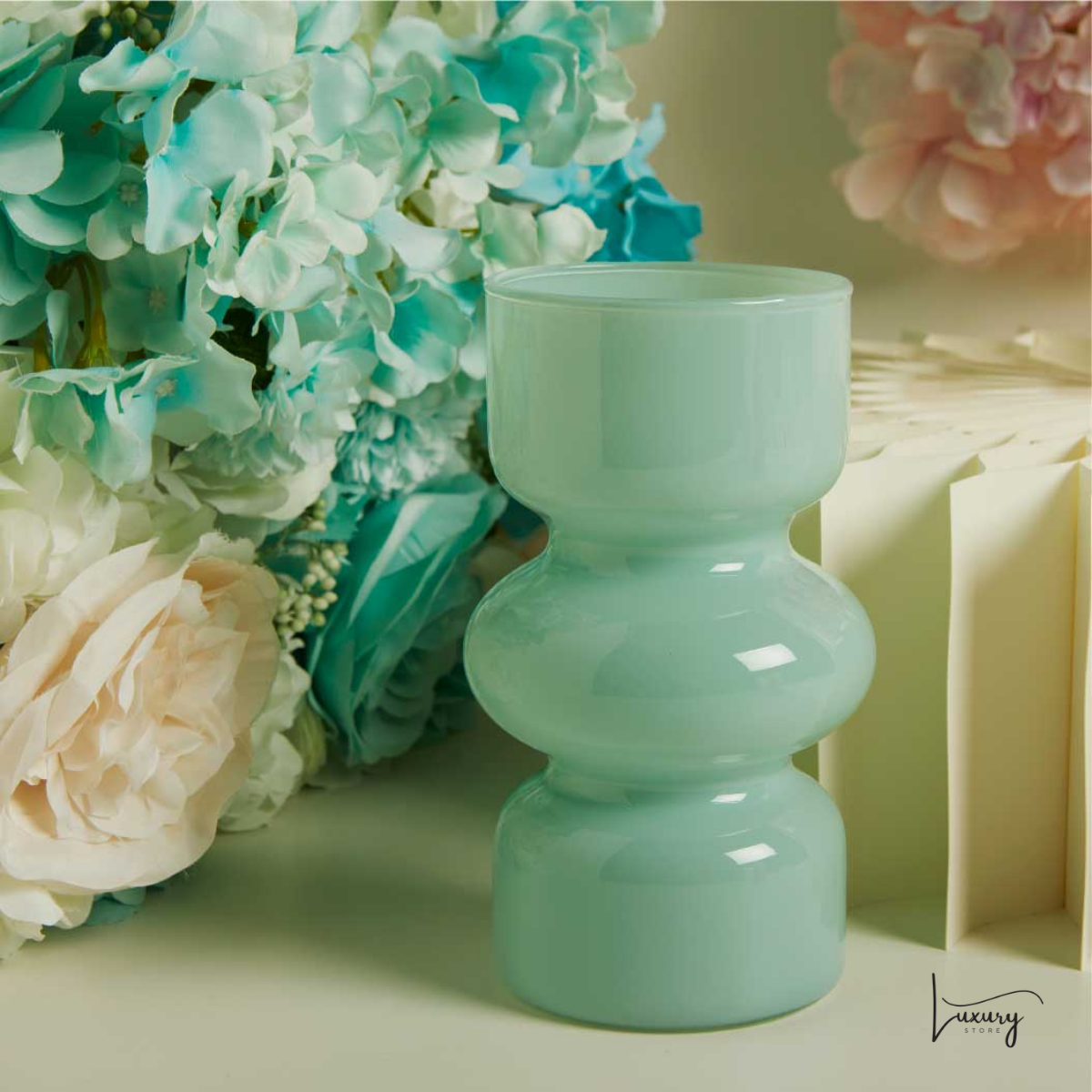 Claraluna Vaso Tubo in vetro