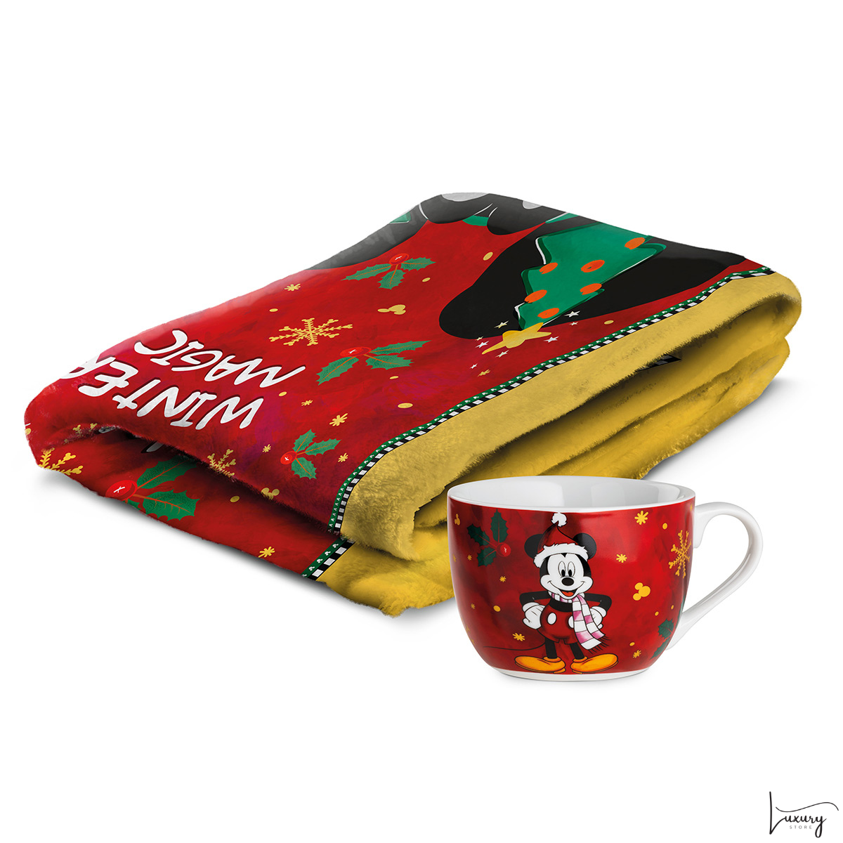 Egan Set Plaid con tazza colazione collezione Disney