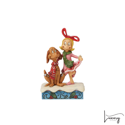 Disney Jim Shore Statuina Cindy Lou e Max