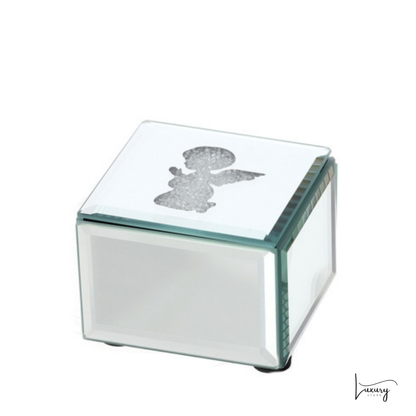 Hervit  Cofanetto in legno con top in vetro