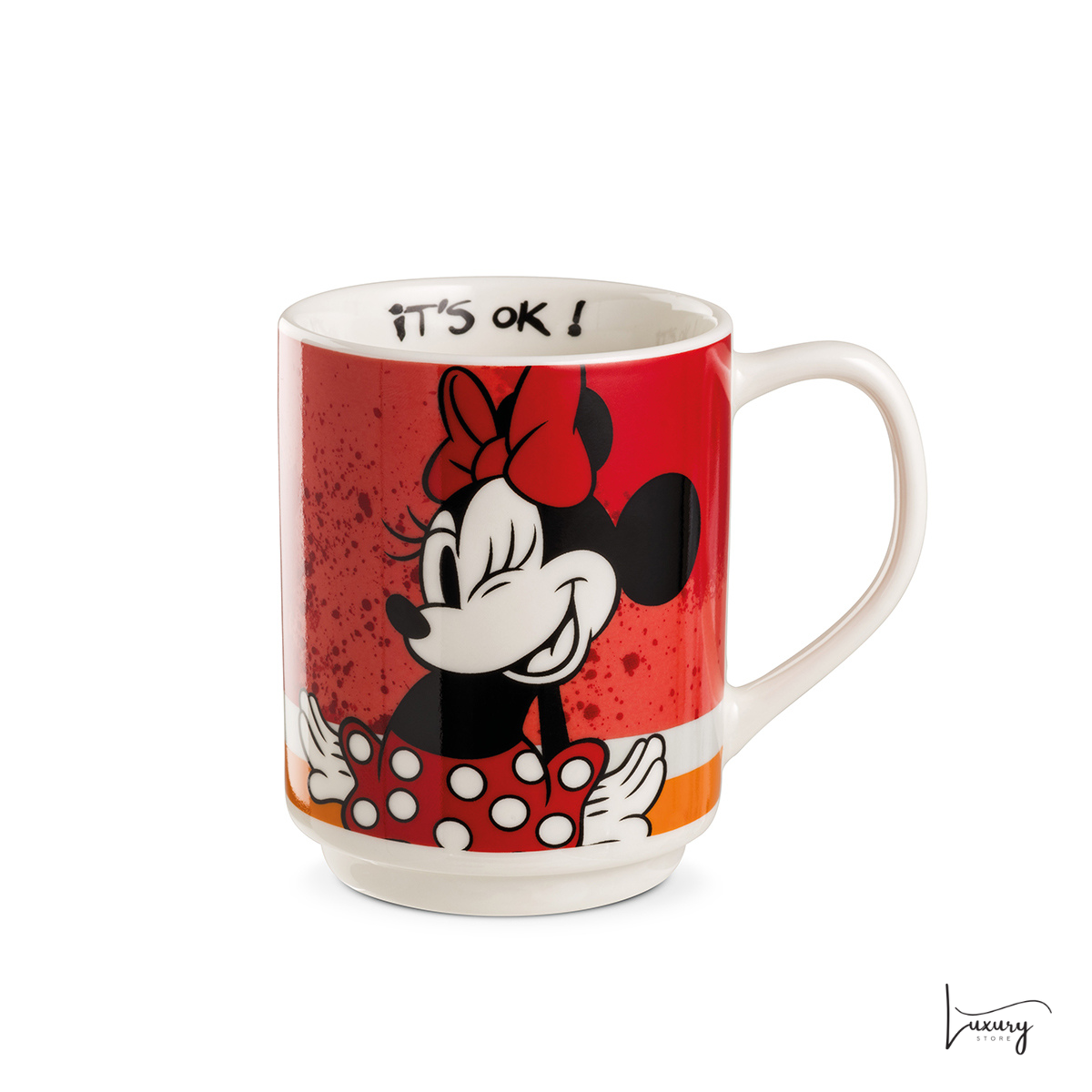 Egan Mug impilabile Minnie Mouse Rosso