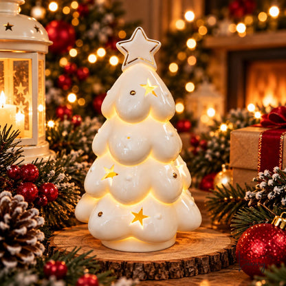 Mascagni Albero di natale in porcellana con led