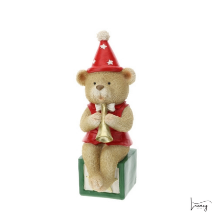 Hervit  Orsetti Musicisti in resina h. 20cm