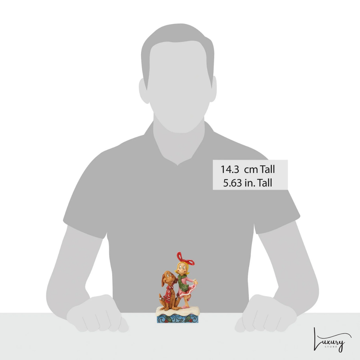 Disney Jim Shore Statuina Cindy Lou e Max