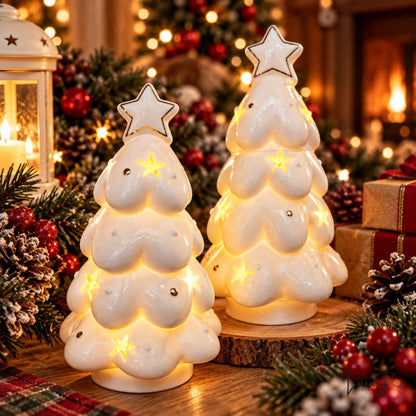 Mascagni Albero di natale in porcellana con led
