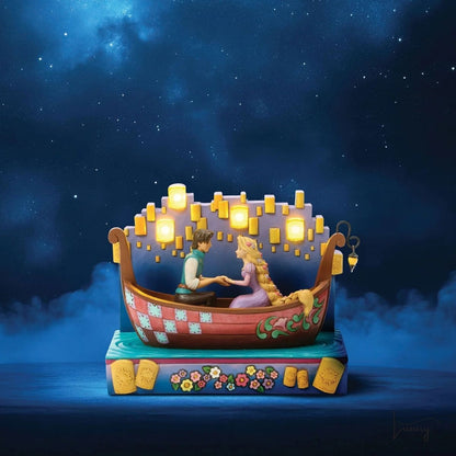 Disney Traditions Figurina Rapunzel sulla barca – Jim Shore