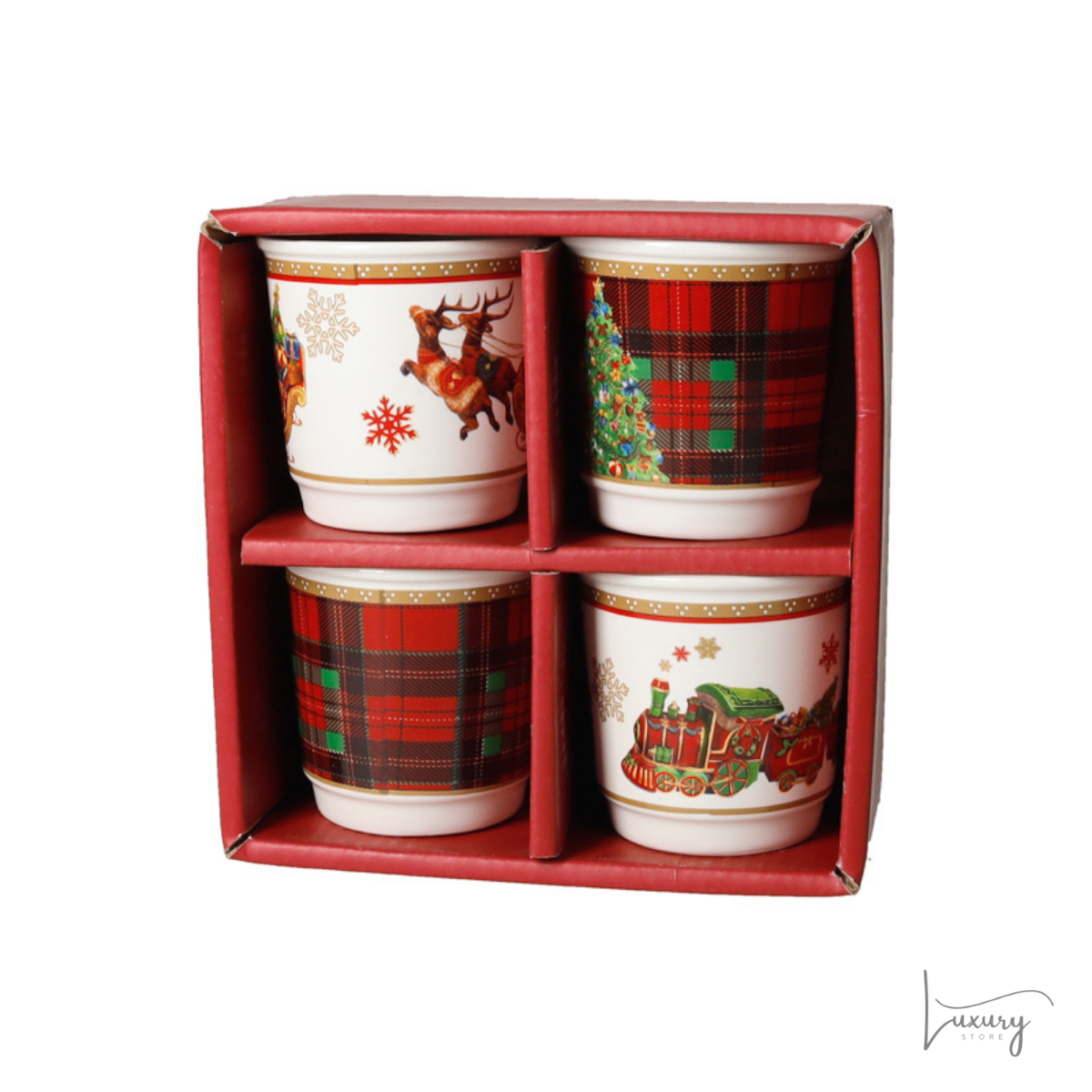 Brandani Set 4pz Bicchierini collezione Christmas