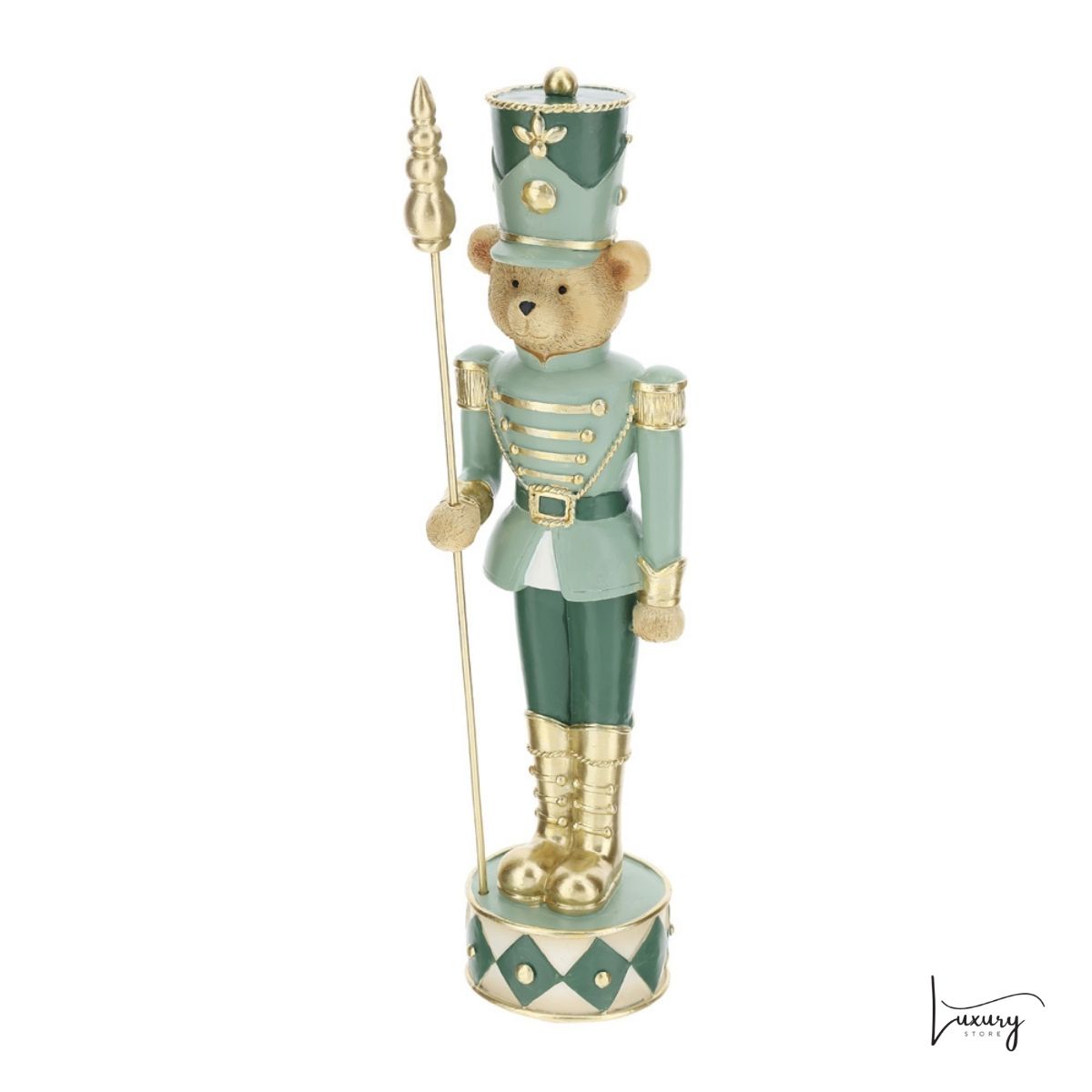Hervit Soldatino orsetto Verde h. 32 cm