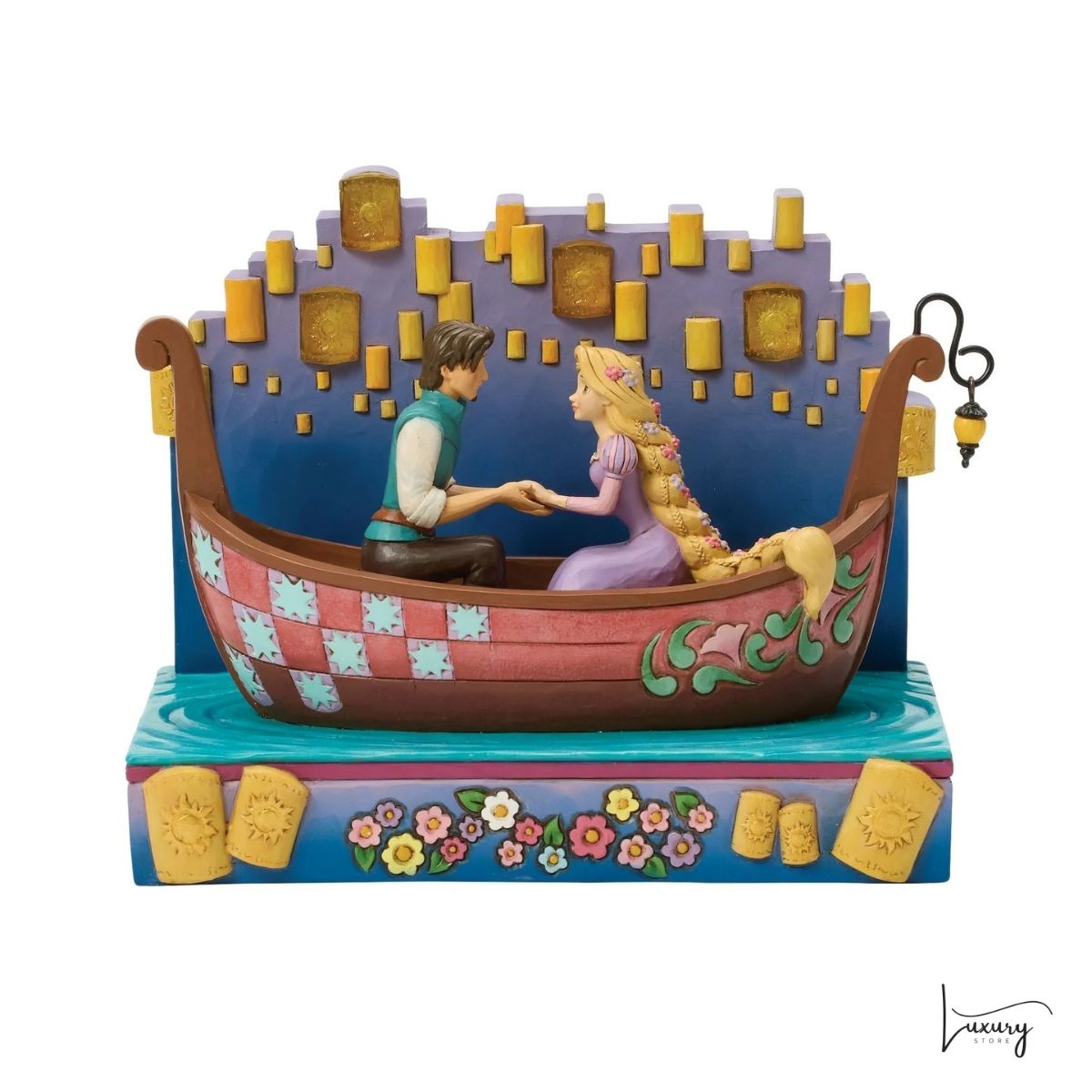 Disney Traditions Figurina Rapunzel sulla barca – Jim Shore
