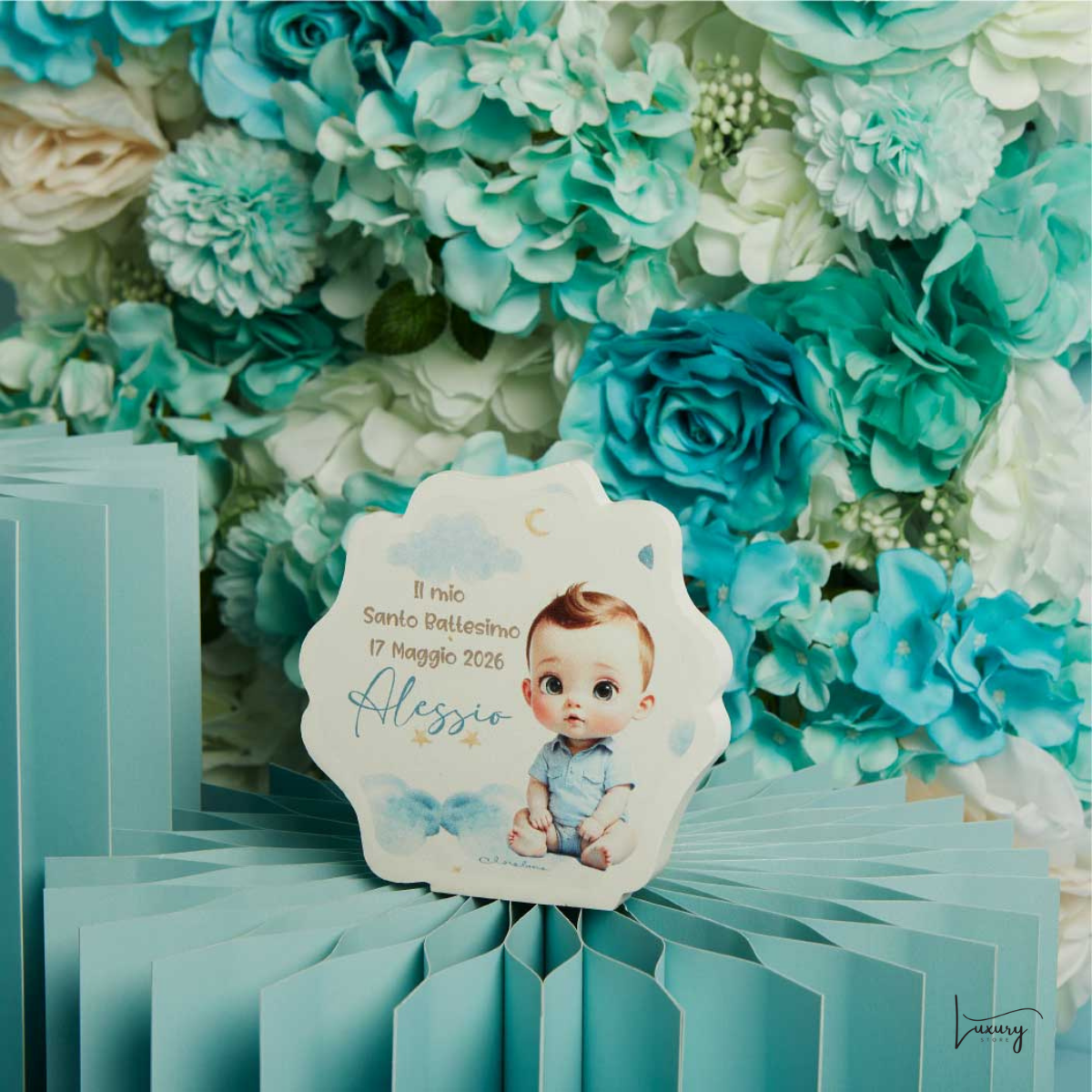 Claraluna Icona Battesimo Personalizzabile