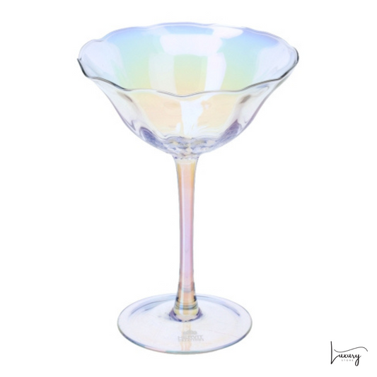 Hervit Set 2 Bicchieri in vetro Coppa Champagne