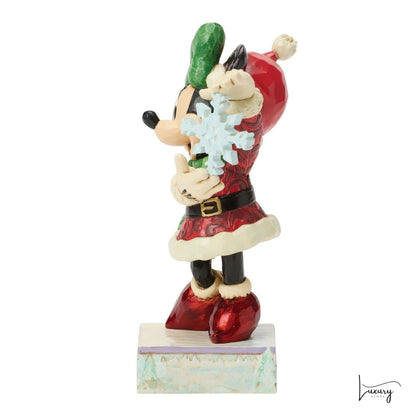 Disney Jim Shore Statuetta Minnie fiocco di neve