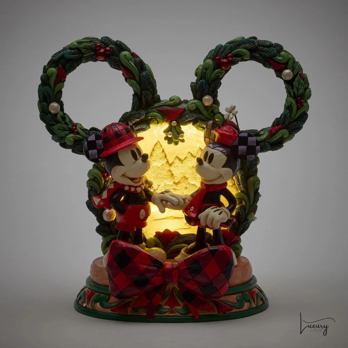 Disney Jim Shore Statuetta Topilino e Minnie Special Edition