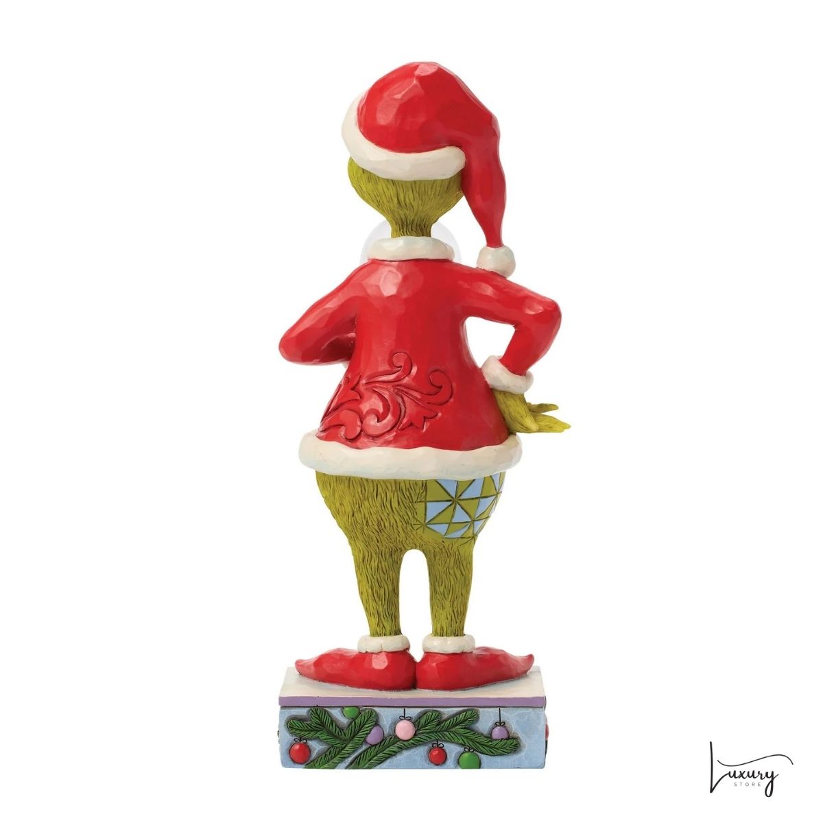 Disney Jim Shore Statuina Grinch con palla di neve