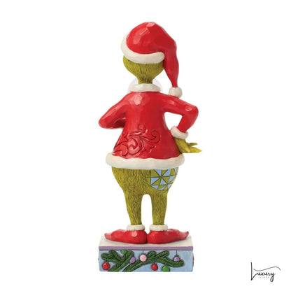 Disney Jim Shore Statuina Grinch con palla di neve