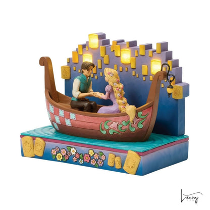 Disney Traditions Figurina Rapunzel sulla barca – Jim Shore