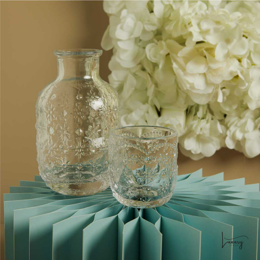 Claraluna Caraffa con bicchiere in vetro