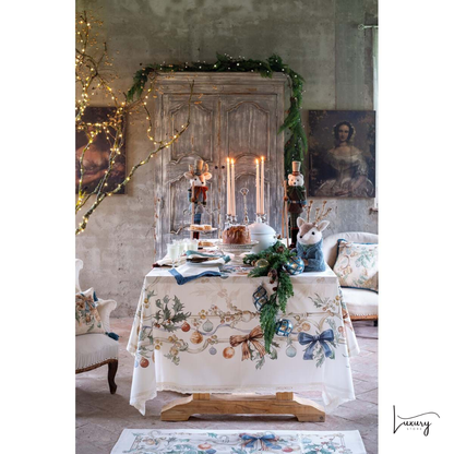 Blanc Mariclò Tovaglia con pizzo Intrecci di Sogno Collection