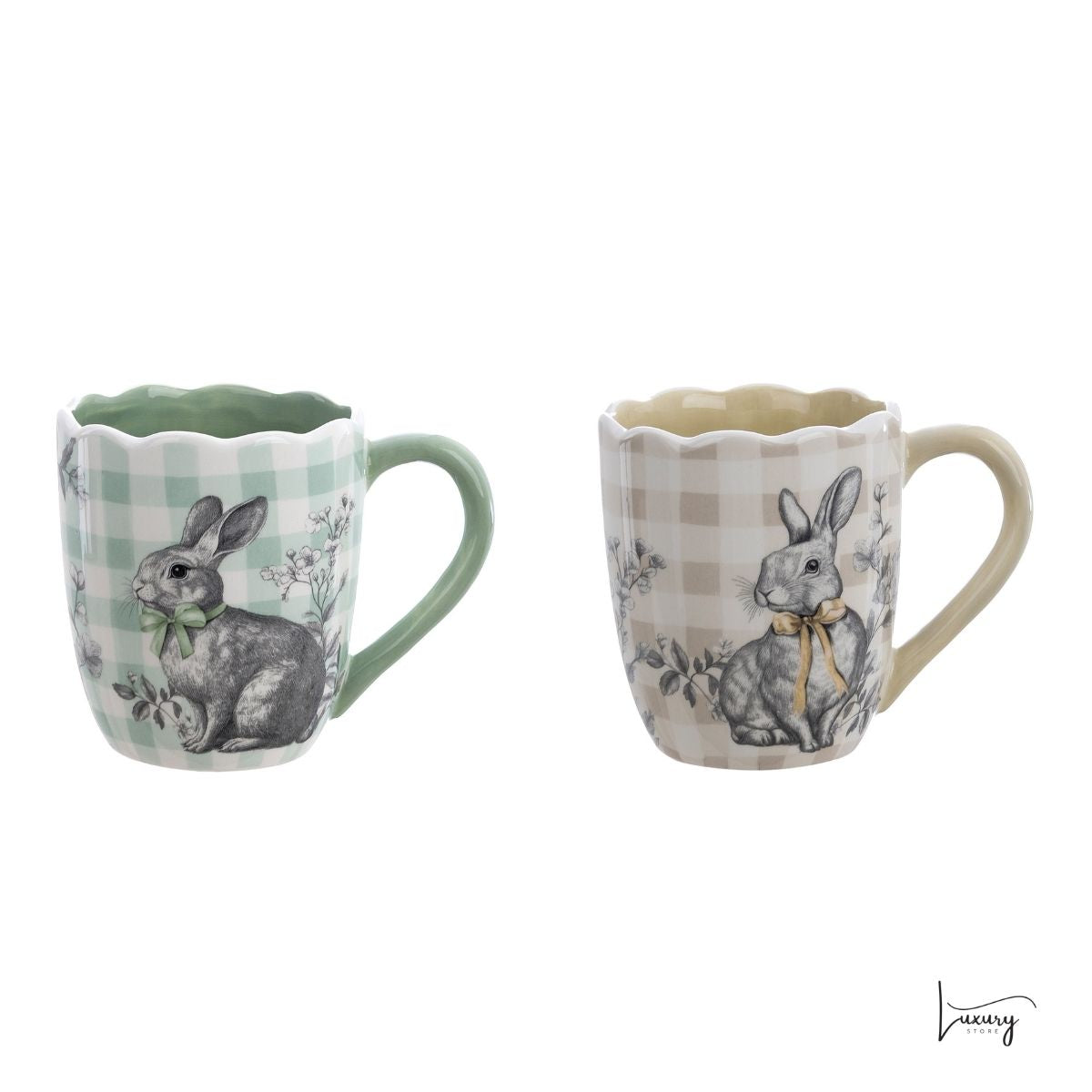 Blanc Mariclò Tazza Mug Vichy Collection