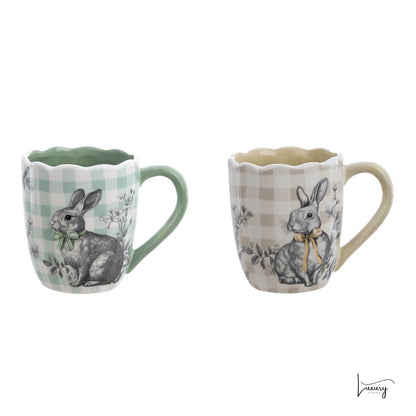 Blanc Mariclò Tazza Mug Vichy Collection