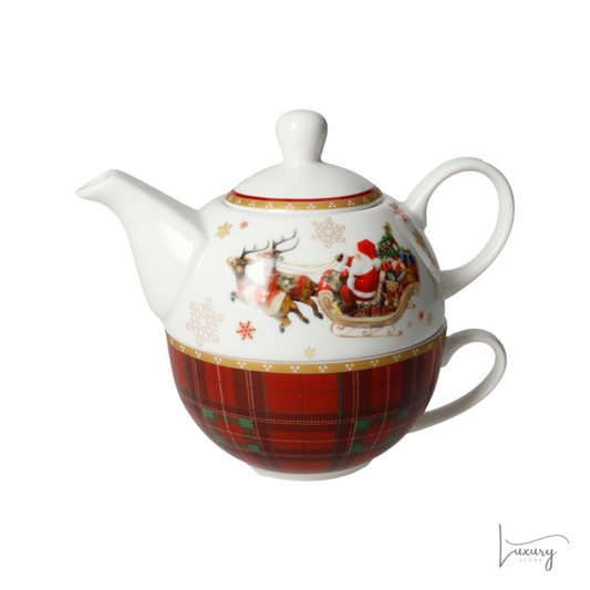 Brandani Teiera con tazza collezione Christmas