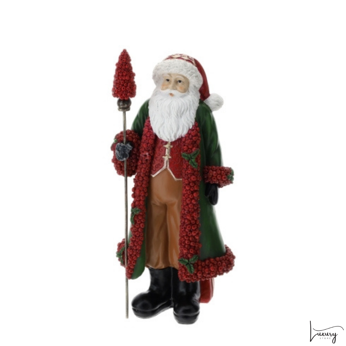 Hervit  Babbo Natalecon Bacche Rosse