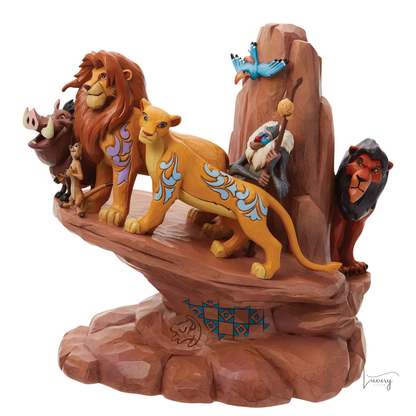 Disney Jim Shore Statuetta Il Re leone - La rupe dei re