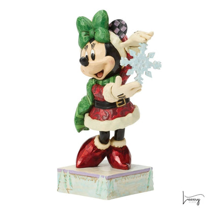 Disney Jim Shore Statuetta Minnie fiocco di neve