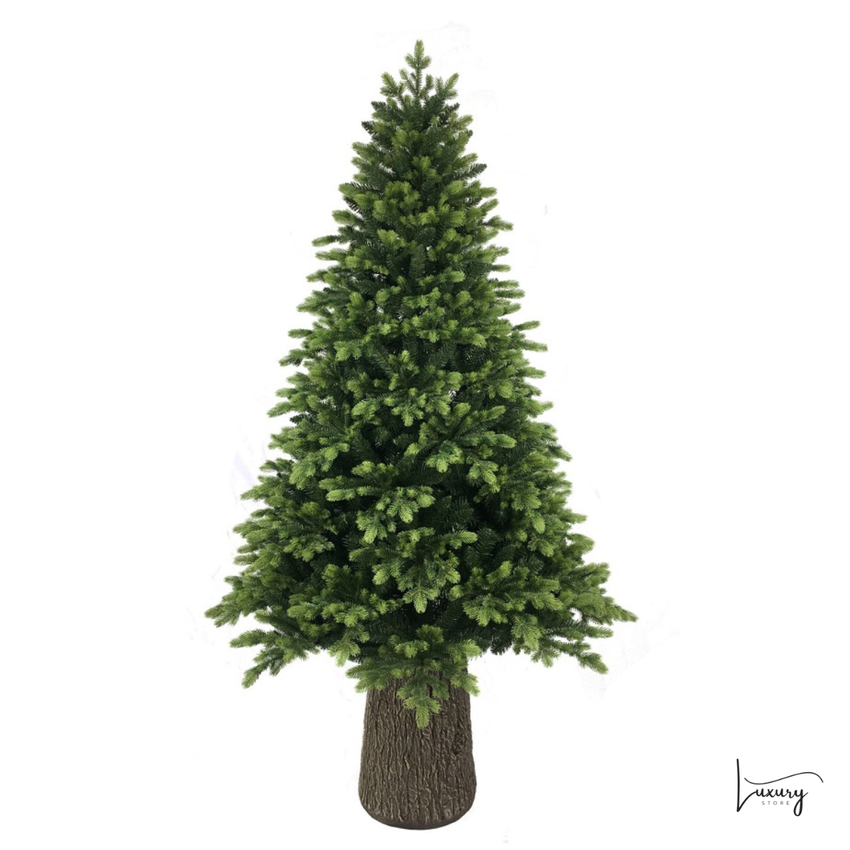 Albero di Natale Moso H. 210  con tronco con luci