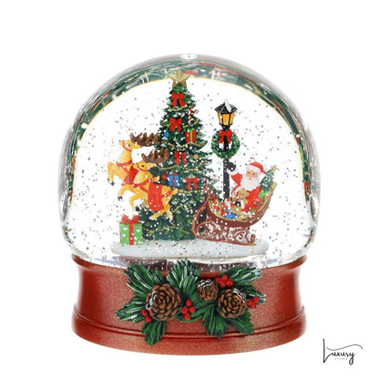 Hervit Palla acqua neve con Babbo Natale