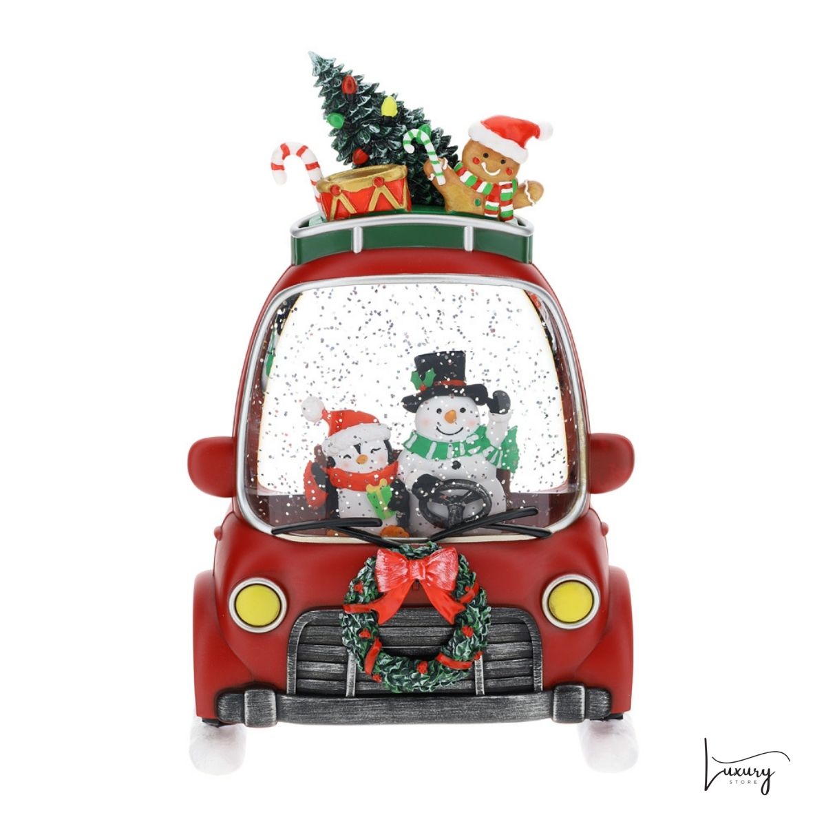 Hervit  Carillon Automobile frontale Palla acqua neve