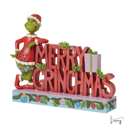 Disney Jim Shore Statuina MerryGRINCHMAS