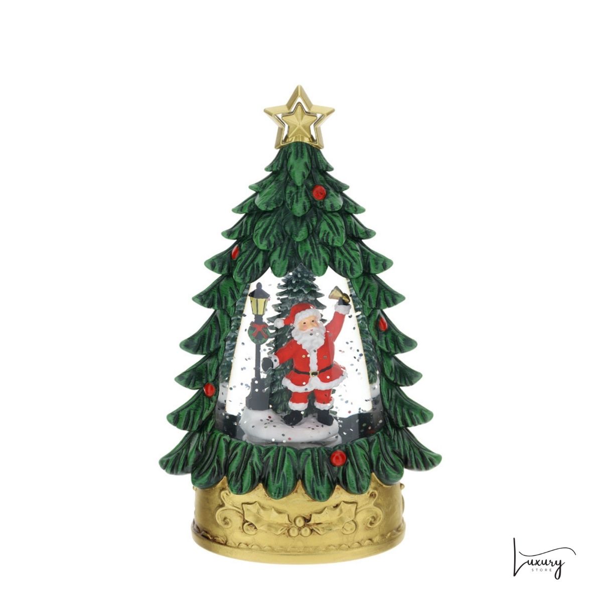 Hervit  Carillon  Palla acqua neve Albero di Natale