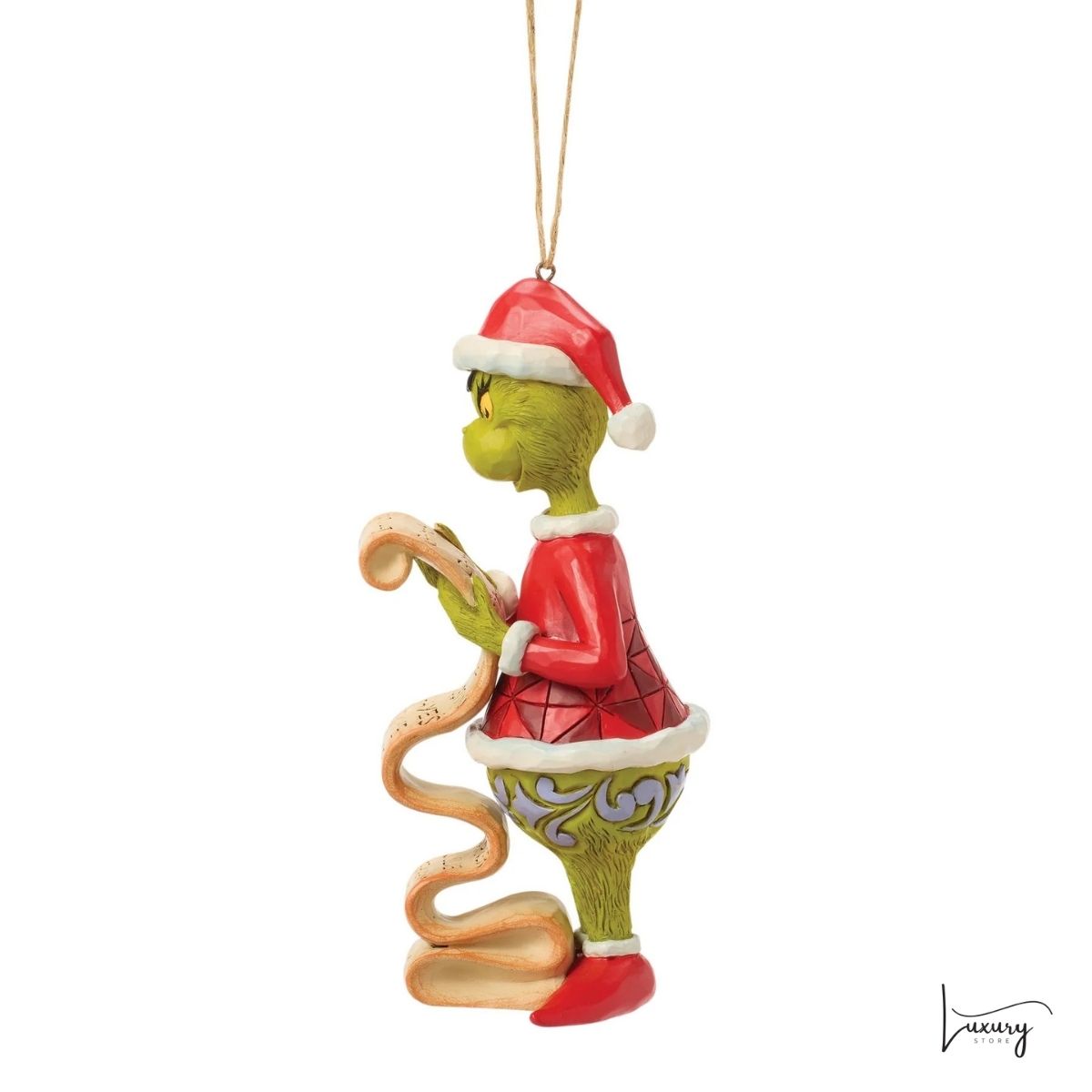 Disney Jim Shore Addobbo Grinch  e la lista dei cattivi