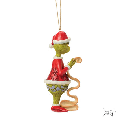 Disney Jim Shore Addobbo Grinch  e la lista dei cattivi