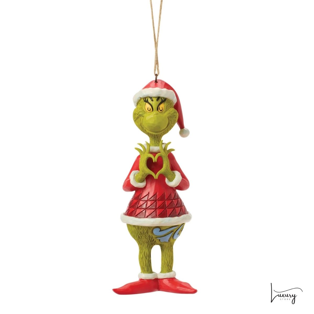 Disney Jim Shore Addobbo Grinch  cuore