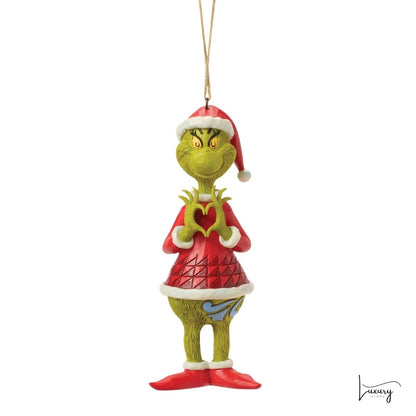Disney Jim Shore Addobbo Grinch  cuore