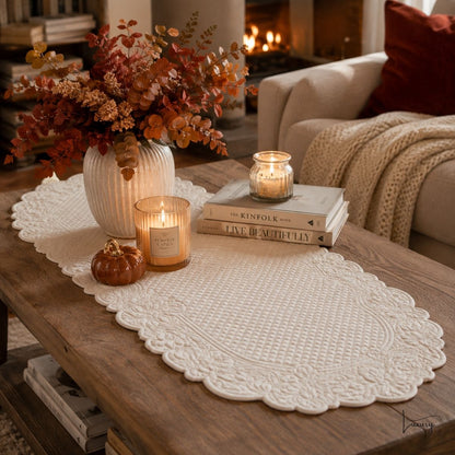 Blanc Mariclò Runner Carmen Collection