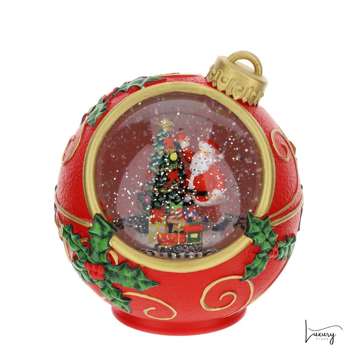 Hervit  Carillon Sfera  acqua neve h. 16 cm