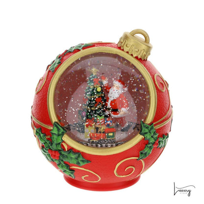 Hervit  Carillon Sfera  acqua neve h. 16 cm