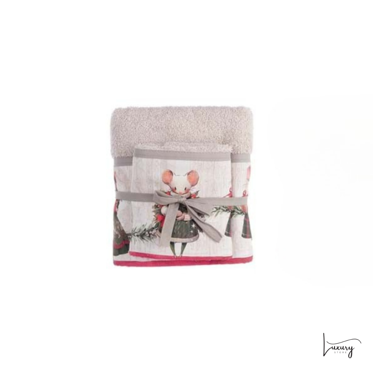 Blanc Mariclò Coppia spugna Favola di Natale Collection