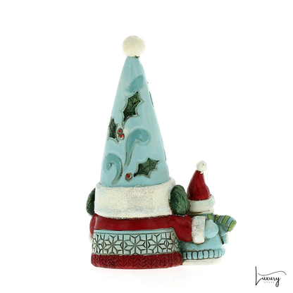 Disney Figurina di gnomo con Babbo Natale