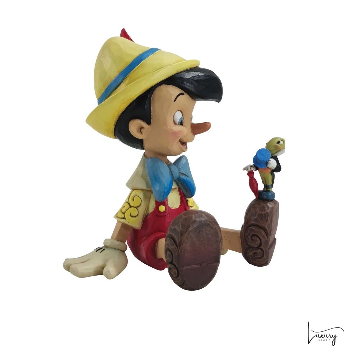 Disney Traditions Figurina Pinocchio con grillo parlante – Jim Shore