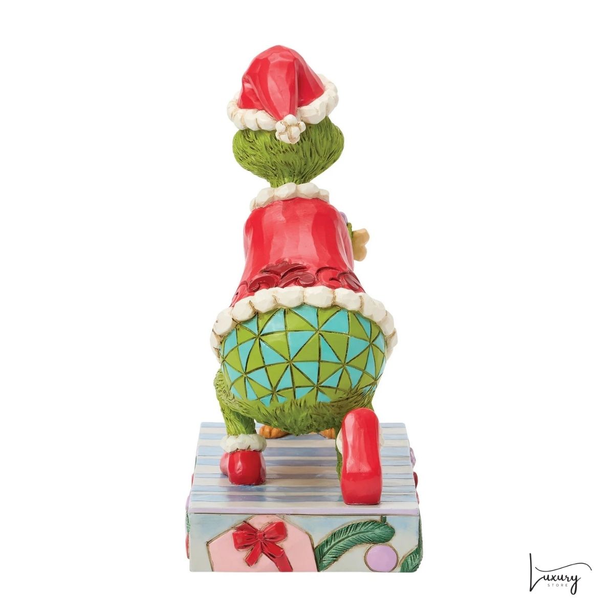 Disney Jim Shore Statuina Grinch e l'osso di Max
