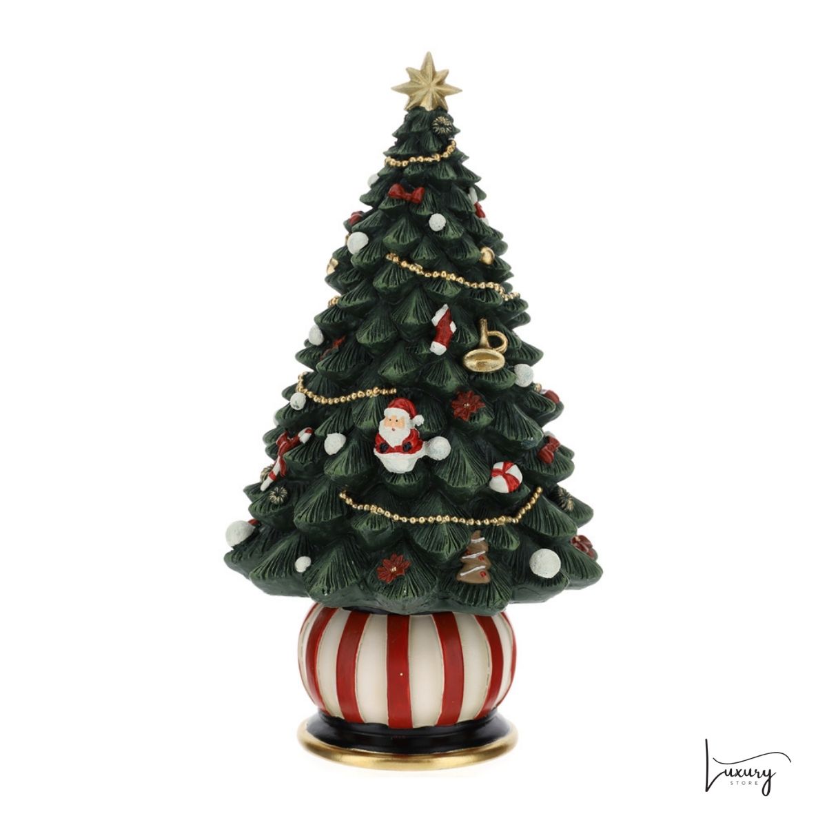 Hervit Carillon Albero di Natale in resina